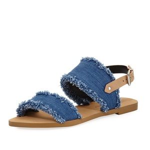 Rebecca Minkoff Emery Sandal in Light Denim